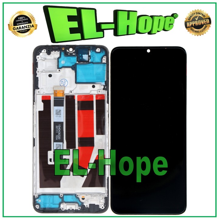 LCD DISPLAY + FRAME FOR OPPO REALME NARZO 50 5G RMX3571 RMX3572 TOUCH GLASS BLACK