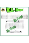 KIT 12 LED STRIP BARS FOR 55  TV SAMSUNG D4GE-550DCA-R3/B 2014SVS55 UE55H SERIES