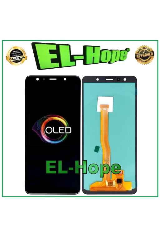 OLED LCD DISPLAY FOR SAMSUNG GALAXY A7 2018 SM-A750F TOUCH SCREEN BLACK GLASS