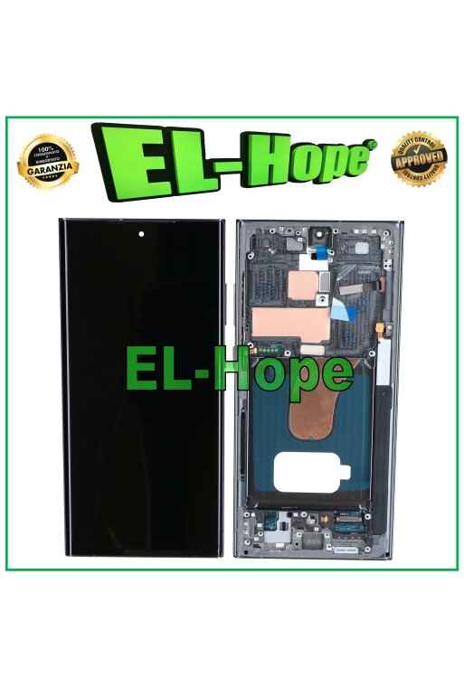 OLED TOUCH LCD DISPLAY + FRAME FOR SAMSUNG GALAXY S23 ULTRA SM-S918 GREEN GREEN