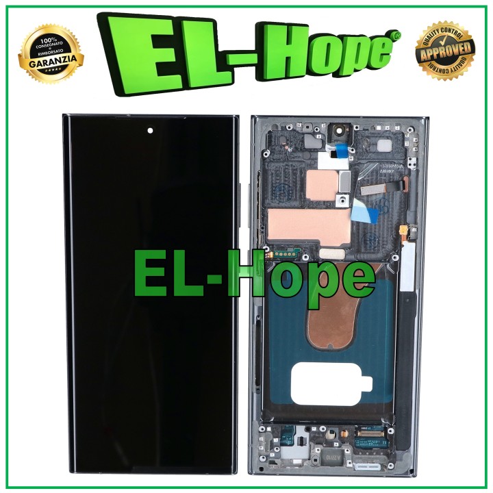 OLED TOUCH LCD DISPLAY + FRAME FOR SAMSUNG GALAXY S23 ULTRA SM-S918 GREEN GREEN