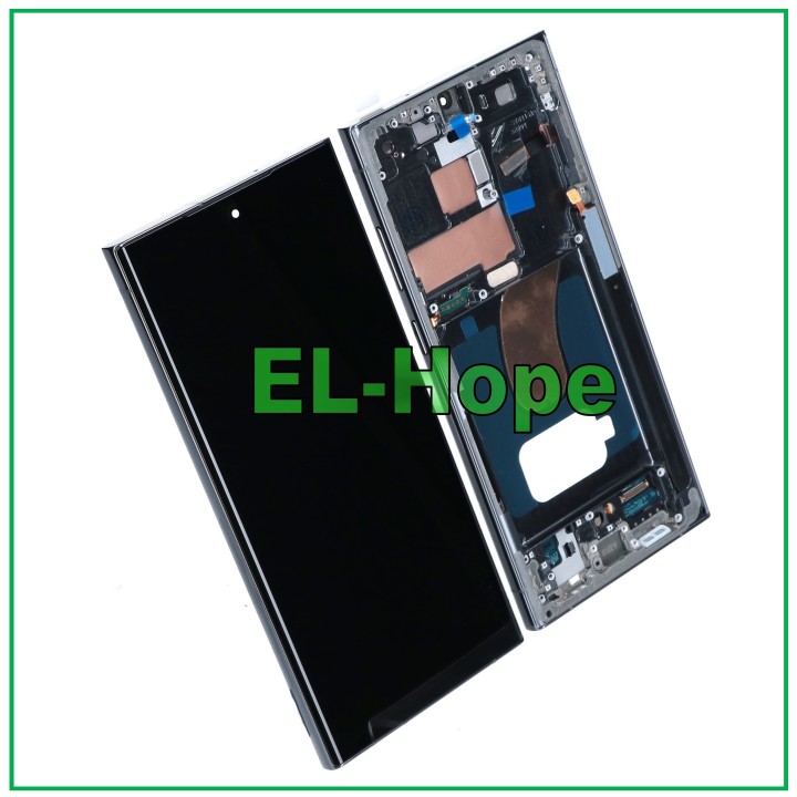 OLED TOUCH LCD DISPLAY + FRAME FOR SAMSUNG GALAXY S23 ULTRA SM-S918 GREEN GREEN