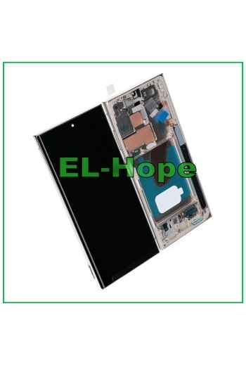 OLED TOUCH FRAME LCD DISPLAY FOR SAMSUNG GALAXY S23 ULTRA SM-S918 CREAM BEIGE 
