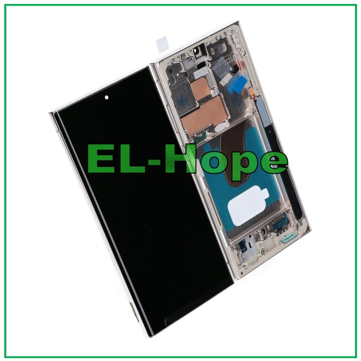 OLED TOUCH FRAME LCD DISPLAY FOR SAMSUNG GALAXY S23 ULTRA SM-S918 CREAM BEIGE