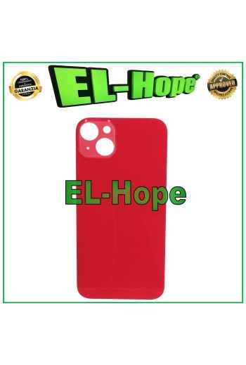 GLASS CASE BACK BODY BATTERY COVER FOR IPHONE 14 PLUS BIG HOLE RED