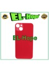 GLASS CASE BACK BODY BATTERY COVER FOR IPHONE 14 PLUS BIG HOLE RED
