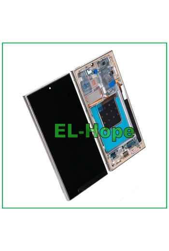 OLED TOUCH FRAME LCD DISPLAY FOR SAMSUNG GALAXY S24 ULTRA SM-S928 TITANIUM GRAY