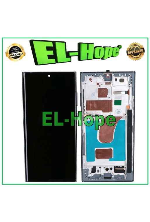 TFT TOUCH SCREEN LCD DISPLAY + FRAME FOR SAMSUNG GALAXY S23 ULTRA SM-S918 BLACK