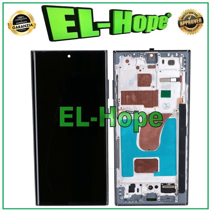 TFT TOUCH SCREEN LCD DISPLAY + FRAME FOR SAMSUNG GALAXY S23 ULTRA SM-S918 BLACK