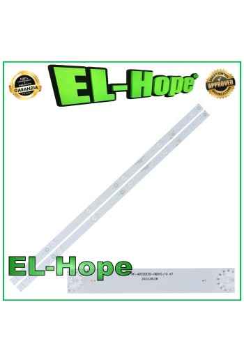 KIT 2 BARS 6 LEDs FOR 32 TV CHANGHONG RF-AB320E30-0601S-10 LB-C320X15 L595mm