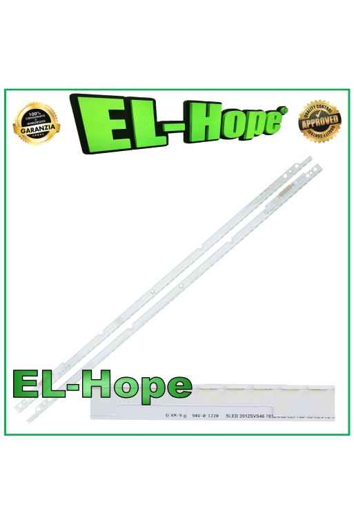 KIT OF 2 60 LED STRIP BARS FOR 46 SAMSUNG TV 2012SVS46-7032NNB 10PIN LEFT / RIGHT