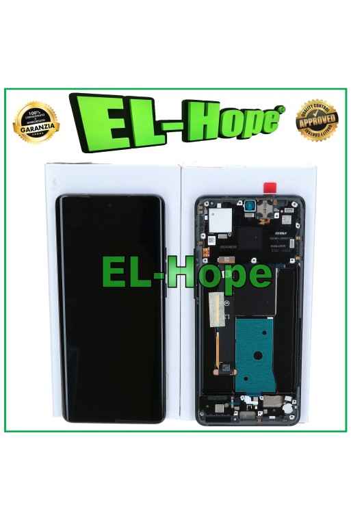 ORIGINAL LCD DISPLAY SERVICE MOTOROLA MOTO EDGE 40 XT2303-2 TOUCH FRAME BLACK
