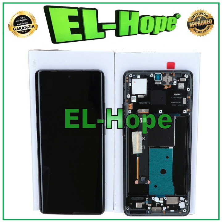 ORIGINAL LCD DISPLAY SERVICE MOTOROLA MOTO EDGE 40 XT2303-2 TOUCH FRAME BLACK