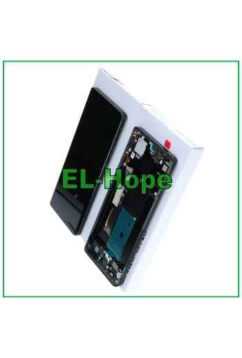 ORIGINAL LCD DISPLAY SERVICE MOTOROLA MOTO EDGE 40 XT2303-2 TOUCH FRAME BLACK