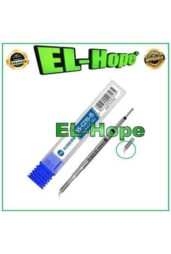 SUNSHINE SS-C210-IS C210-TS CARTRIDGE 0.1mm CURVED TIP FOR SOLDERING IRON T210