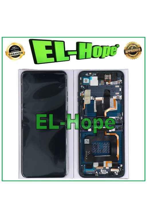 ORIGINAL TOUCH LCD DISPLAY SERVICE MOTOROLA RAZR 50 ULTRA XT2451 BLACK FRAME