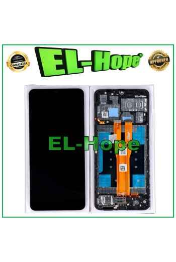 ORIGINAL LCD DISPLAY SERVICE SAMSUNG GALAXY A06 SM-A065 TOUCH SCREEN FRAME BLACK