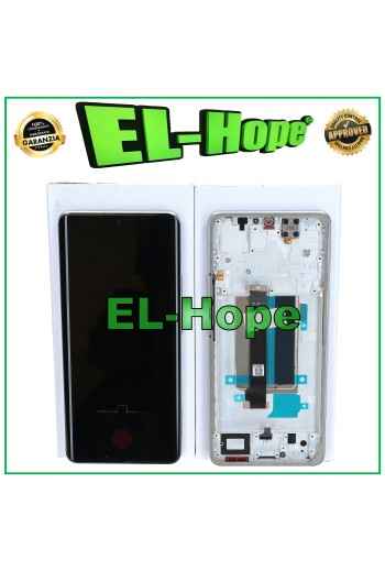 ORIGINAL TOUCH FRAME DISPLAY XIAOMI REDMI NOTE 13 PRO+ PLUS 23090RA98C WHITE
