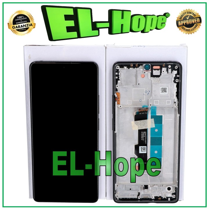 ORIGINAL LCD TOUCH FRAME DISPLAY XIAOMI REDMI NOTE 13 PRO 4G 23117RA68G BLACK