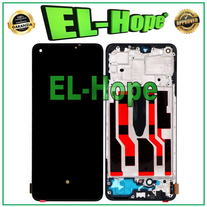 LCD DISPLAY OLED FRAME FOR OPPO RENO 8 4G CPH2457 TOUCH SCREEN GLASS ASSEMBLED