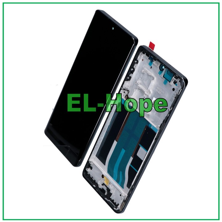 OLED LCD DISPLAY + FREAME FOR XIAOMI REALME 12 PRO RMX3842 TOUCH SCREEN BLACK