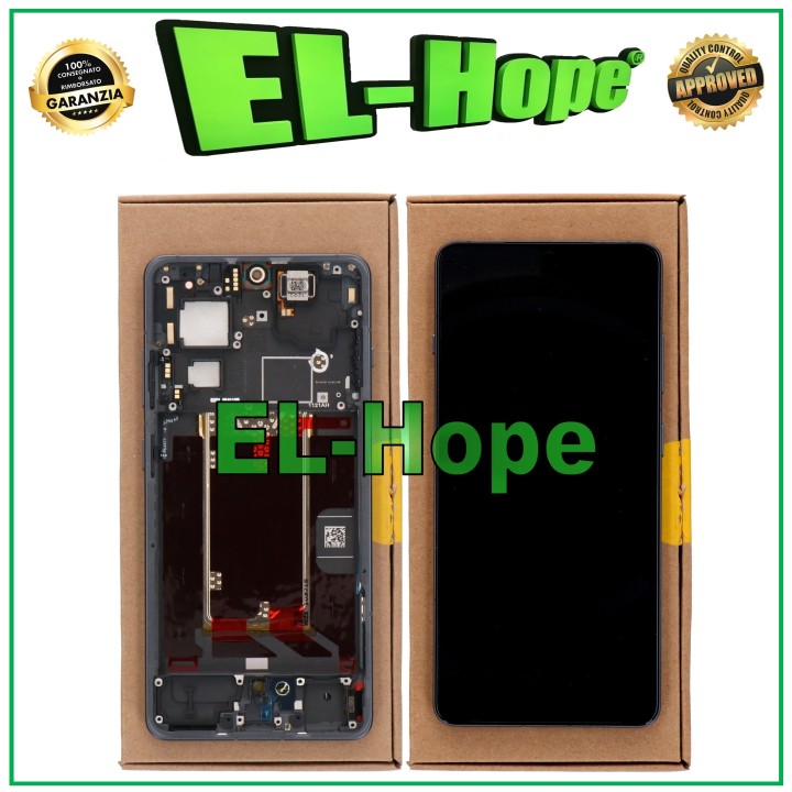 TOUCH DISPLAY + ORIGINAL LCD FRAME SERVICE ONEPLUS 13R 5G CPH2645 CPH2691 BLACK