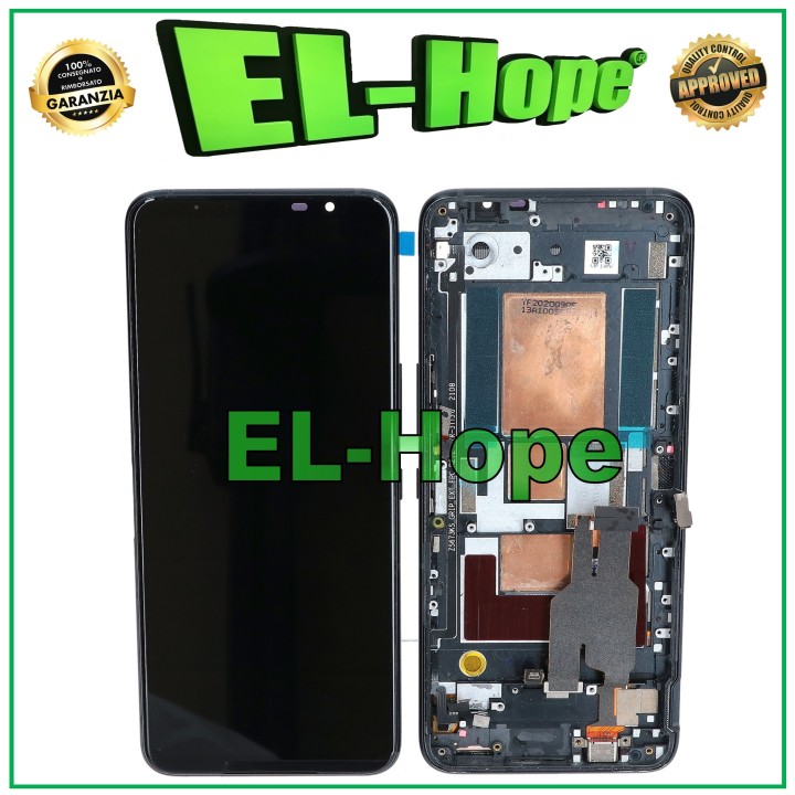OLED LCD DISPLAY + FRAME FOR ASUS ROG PHONE 5 ZS673KS I005D TOUCH SCREEN BLACK