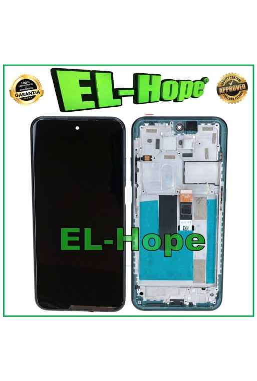 LCD DISPLAY FRAME FOR NOKIA X20 TA-1341 TA-1344 TOUCH SCREEN GLASS SCREEN BLACK