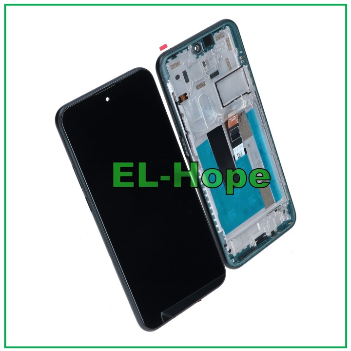 LCD DISPLAY FRAME FOR NOKIA X20 TA-1341 TA-1344 TOUCH SCREEN GLASS SCREEN BLACK