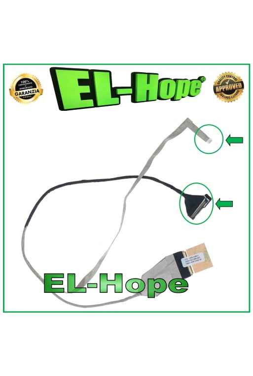 FLAT FLEX LCD DD0R15LC000 40 PIN FOR NOTEBOOK HP 645521-001 G6 G6-1000 VERS.1