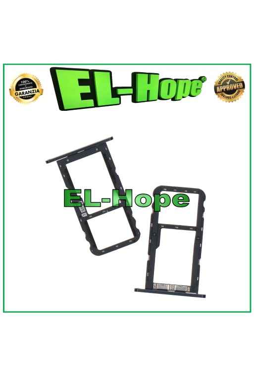 SLOT CART COMPARTMENT SIM CARD HOLDER + MICRO SD FOR ZENFONE 5 ZE620KL X00QD BLACK