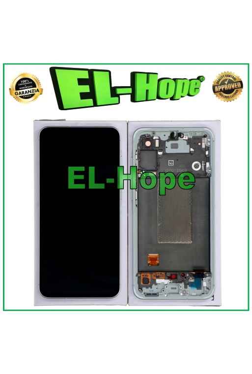 ORIGINAL FRAME LCD DISPLAY SAMSUNG GALAXY A56 5G SM-A556 TOUCH SCREEN GREEN