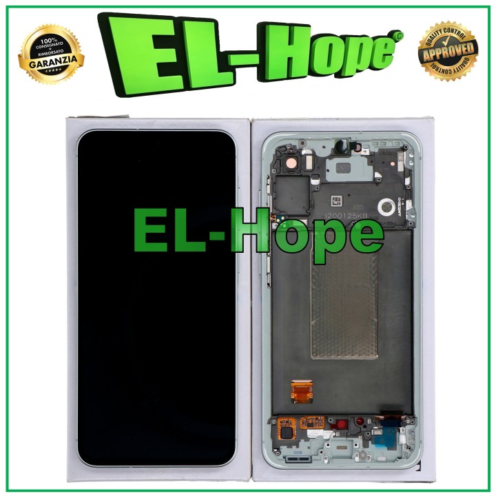 ORIGINAL FRAME LCD DISPLAY SAMSUNG A56 SM-A566 TOUCH LIGHT GRAY GH82-36829B