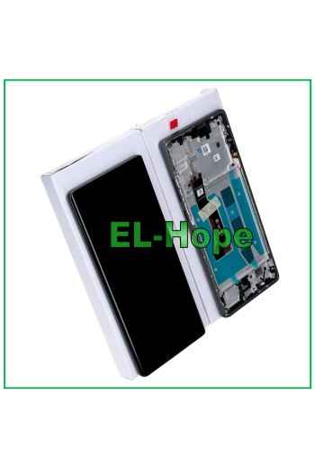 OLED LCD DISPLAY ORIGINAL FRAME SERVICE MOTOROLA MOTO G85 XT2427 TOUCH GRAY