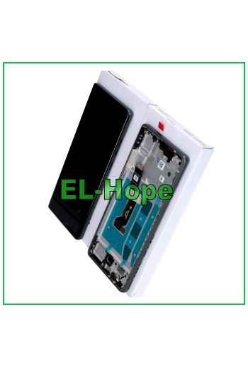 OLED LCD DISPLAY ORIGINAL FRAME SERVICE MOTOROLA MOTO G85 XT2427 TOUCH GRAY