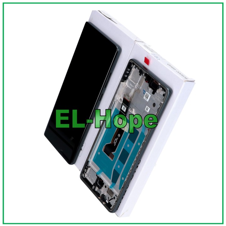 OLED LCD DISPLAY ORIGINAL FRAME SERVICE MOTOROLA MOTO G85 XT2427 TOUCH GRAY