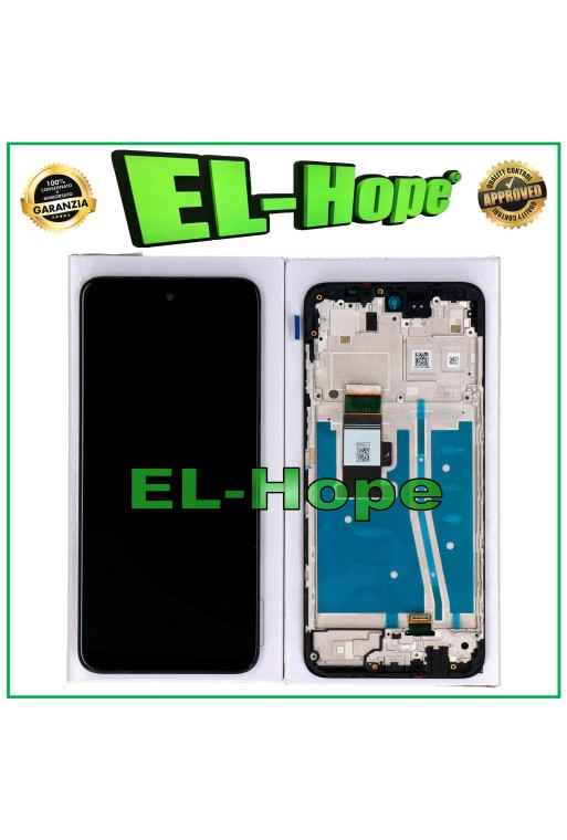 LCD DISPLAY + FRAME ORIGINAL SERVICE MOTOROLA MOTO G53 XT2335 TOUCH SCREEN