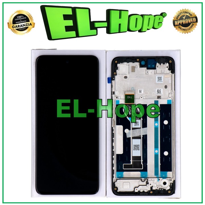 TOUCH SCREEN LCD DISPLAY + ORIGINAL SERVICE FRAME MOTOROLA MOTO E15 4G XT2523-6