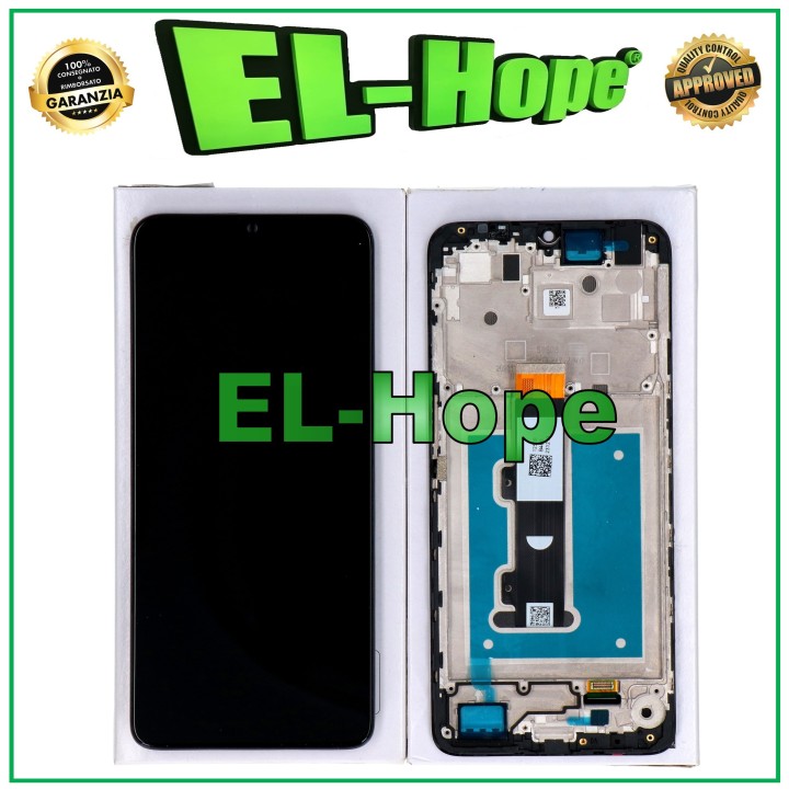 TOUCH SCREEN LCD DISPLAY + ORIGINAL SERVICE FRAME MOTOROLA MOTO E22 E22i XT2239