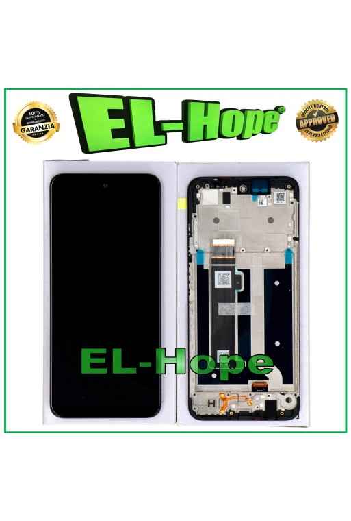LCD DISPLAY + FRAME ORIGINAL SERVICE MOTOROLA MOTO G34 XT2363-2 TOUCH SCREEN