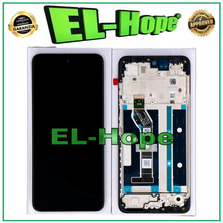 LCD DISPLAY + FRAME ORIGINAL SERVICE MOTOROLA MOTO G15 XT2521 TOUCH SCREEN