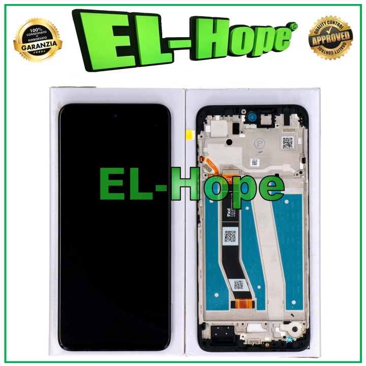 LCD DISPLAY + FRAME ORIGINAL SERVICE MOTOROLA MOTO G14 XT2341 TOUCH SCREEN