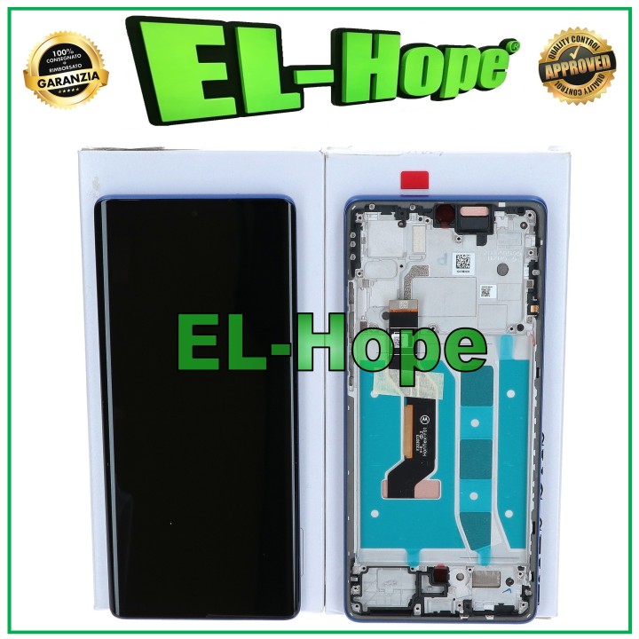 OLED LCD DISPLAY ORIGINAL FRAME SERVICE MOTOROLA MOTO G85 XT2427 TOUCH BLUE