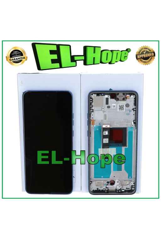 ORIGINAL SERVICE DISPLAY MOTOROLA MOTO EDGE 50 NEO XT2409 TOUCH FRAME BLUE