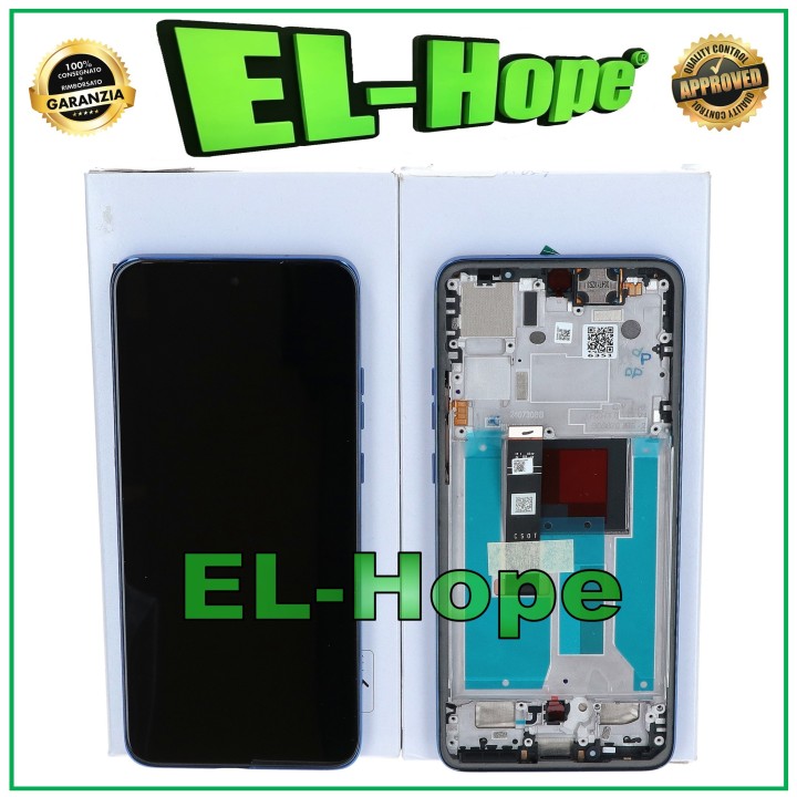ORIGINAL SERVICE DISPLAY MOTOROLA MOTO EDGE 50 NEO XT2409 TOUCH FRAME BLUE