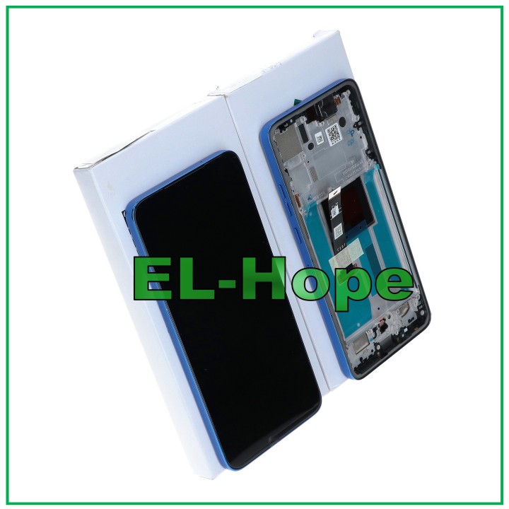 ORIGINAL SERVICE DISPLAY MOTOROLA MOTO EDGE 50 NEO XT2409 TOUCH FRAME BLUE