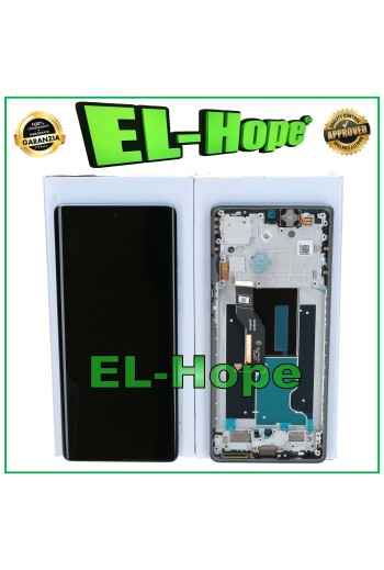 ORIGINAL SERVICE DISPLAY MOTOROLA MOTO EDGE 50 FUSION XT2429 TOUCH FRAME BLUE