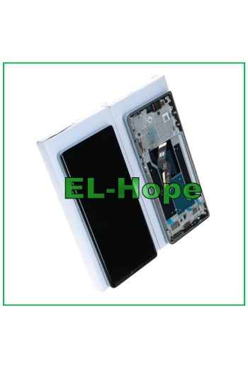 ORIGINAL SERVICE DISPLAY MOTOROLA MOTO EDGE 50 FUSION XT2429 TOUCH FRAME BLUE