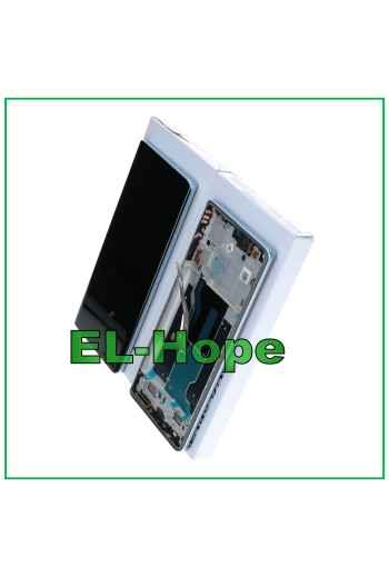 ORIGINAL SERVICE DISPLAY MOTOROLA MOTO EDGE 50 FUSION XT2429 TOUCH FRAME BLUE