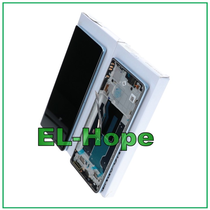 ORIGINAL SERVICE DISPLAY MOTOROLA MOTO EDGE 50 FUSION XT2429 TOUCH FRAME BLUE